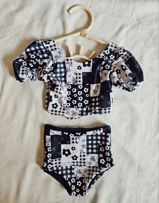 Patch work bikini